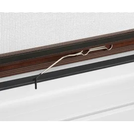 hecht International Fliegengitter mit Aluminiumrahmen 130 x 150 cm Braun