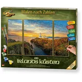 Schipper Malen nach Zahlen 1 St. Triptychon 50 x 80 cm / Grün/Mehrfarbig
