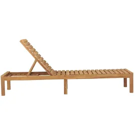 vidaXL Sonnenliege 64 x 21 x 0 cm Braun