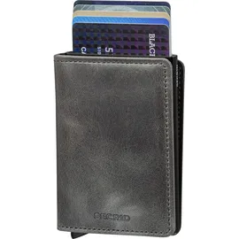 Secrid Slimwallet Unisex Kartenetui grau schwarz