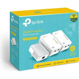 TP-Link AV500 WLAN Powerline Extender TL-WPA4220T Network Kit 500 Mbps 3 Adapter