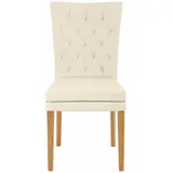 Home affaire Esszimmerstuhl Colorado BESTSELLER Polsterstuhl (Set, 6 St), Beine in eiche oder nussbaum. Im 2er, 4er oder 6er-Set beige|weiß