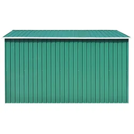 vidaXL Geräteschuppen 2,85 x 2,46 m grün