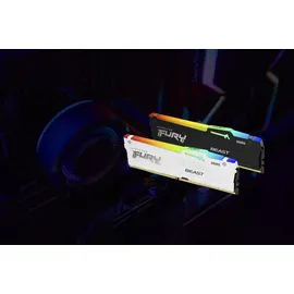Kingston FURY Beast DDR5 6000MT/s RGB 32GB Kit (2x16GB) CL30 Schwarz KF560C30BBEAK2-32