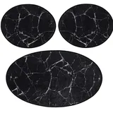 Setmat Set (3-teilig) Schwarz und Weiß