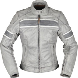 Modeka Iona, Lederjacke Damen - Hellgrau - 36