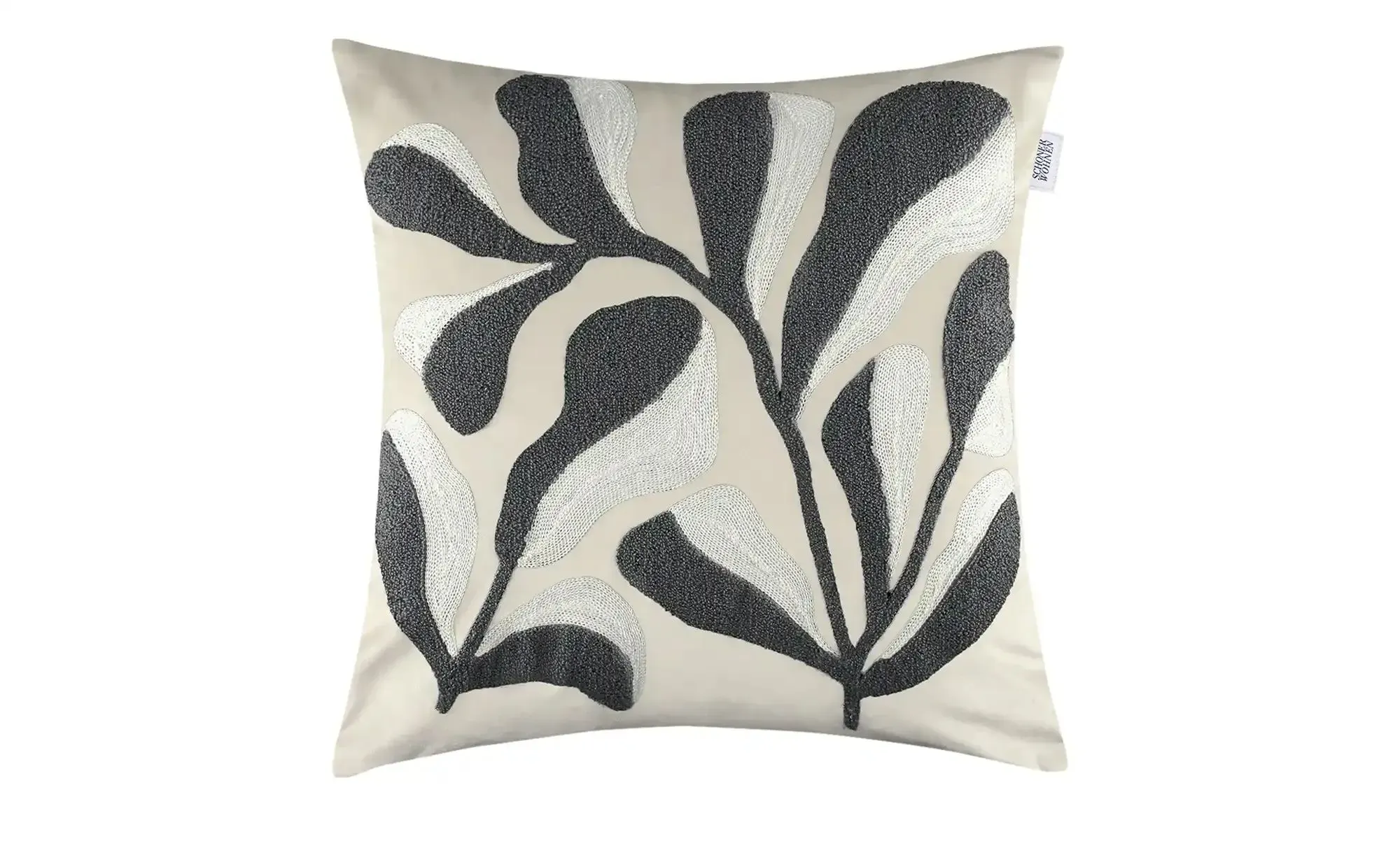 SCHÖNER WOHNEN Kollektion Kissen  Plant , grau , Maße (cm): B: 45