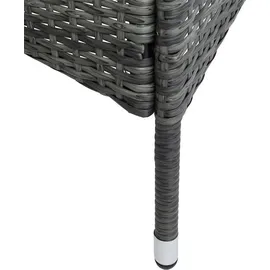 Estexo Gartenbank 125 x 53 x 86 cm Grau