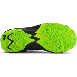 Under Armour Spawn 7 Basketballschuhe 004 - black/hyper green/metallic black 42