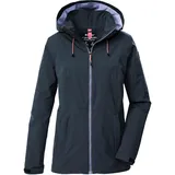 killtec Damen Regenjacke/Funktionsjacke wasserdicht mit Kapuze Damen Regenjacke OOKS 1, nachtblau, 36, 43767-000