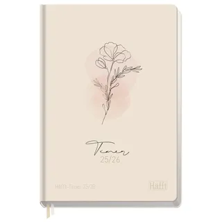 Häfft Häfft-Timer 25/26 A5 - Jugendkalender [Dainty Flower] EM
