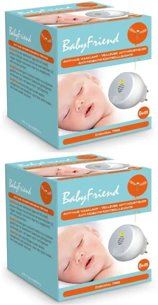 Babyfriend Anti-Mug Apparaat met Nachtlampje 2x1 St Apparaat