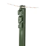 Kerbl Vollkunststoffpfahl mit Steigbügeltritt 114 cm grün