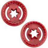 Städter Linzer-Ausstecher Tannenbaum gewellt doppelseitig 5,5 cm/H 3 cm