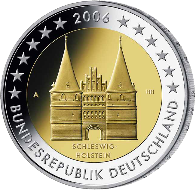 5 x 2-Euro "Schleswig-Holstein