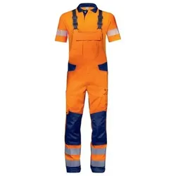 Latzhose Construction warnorange, Größe 31 - warnorange - 31