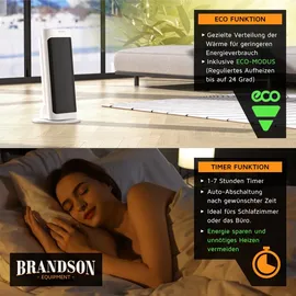 Brandson Heizlüfter 2000 W Weiß