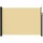 vidaXL Ausziehbare Seitenmarkise 120 x 600 cm Sand