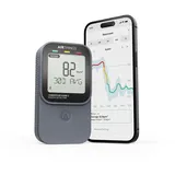 Airthings 325 Corentium Home 2 digitaler Radondetektor – tragbar und benutzerfreundlich mit Bluetooth-Konnektivität und zusätzlichen Luftfeuchtigkeits- und Temperatursensoren