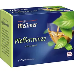 Meßmer Tee Pfefferminze groß 50ST 112,5G