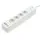 Nedis SmartLife Power Strip - / Hybrid (CEE 7/7) / USB A 3680 W m White