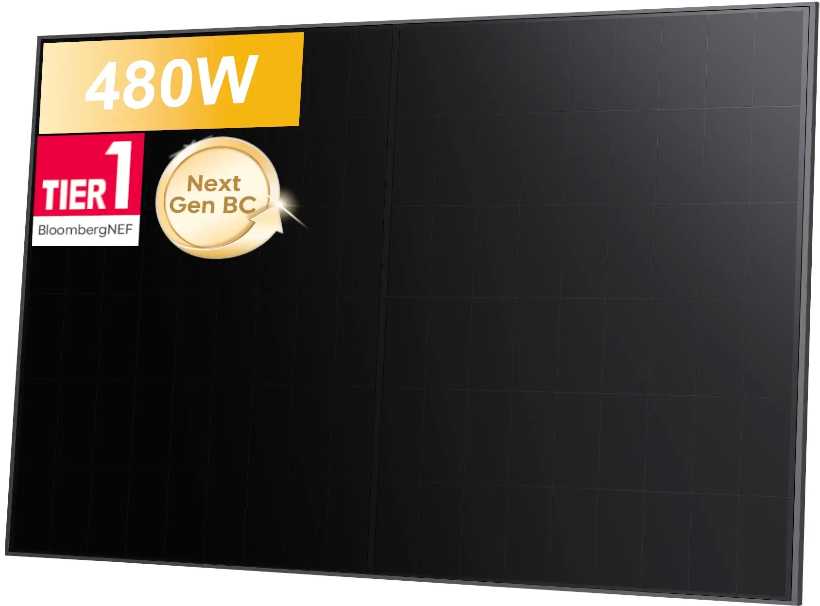 Sunpro 480Wp BC Bifaziale Full Black Solarmodule für Balkonkraftwerke Photovoltaik Glas-Glas, by Powerness - 1 Stücke / Powerness Express (Lieferzeit: 5-14 Werktage)