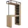 HANAH Home Jacob 120 x 56 x 199 cm Braun