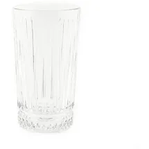 Almina Elisa 6 Tlg. Trinkgläser-Set Longdrinkgläser mit Riffle Design 300 ml