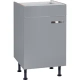 OPTIFIT Spülenschrank Cara Breite 50 cm grau