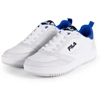 FILA Herren REGA Sneaker, White-Prime Blue, 45 EU Weit