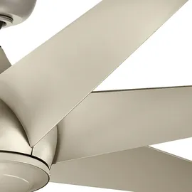 Elstead Lighting Lehr II 137 cm Deckenventilator Silber