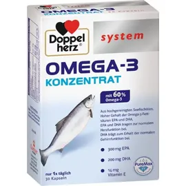 Doppelherz System Omega-3 Konzentrat Kapseln 30 St.
