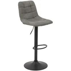 2er Set Barhocker Yvonne - Vintage Grau