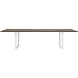 Muuto 70/70 Tisch 295 x 73 x 108 cm Eiche geräuchert/weiß