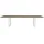 Muuto 70/70 Tisch 295 x 73 x 108 cm Eiche geräuchert/weiß