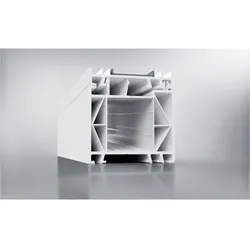 Verbreiterungsprofil, Polyvinylchlorid (PVC) - weiss