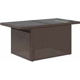 vidaXL Gartenlounge-Set 6-tlg. Braun
