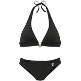s.Oliver Triangel-Bikini »Tonia«, mit Accessoires, schwarz