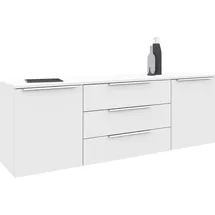 borchardt Möbel Sideboard 166 x 53 x 35 cm Weiß