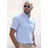 H.I.S. Kurzarmhemd Regular Fit Blau M