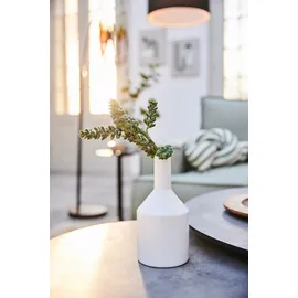 creativ home Dekovase CREATIV HOME "Vase", weiß, H:20cm Ø:10cm, Vasen, im formschönen Design