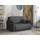 Mirjan24 Schlafsofa 2-Sitzer Grau
