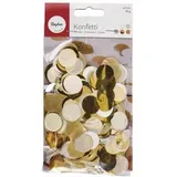 Rayher Konfetti 30 g 2 cm ø Silber/Gold/Weiß