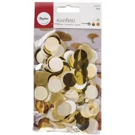 Rayher Konfetti 30 g 2 cm ø Silber/Gold/Weiß