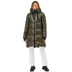 Krimson Klover Winter-Daunenmantel Compass Long Down (mit Kapuze, wärmeisolierung) huntergrün Damen