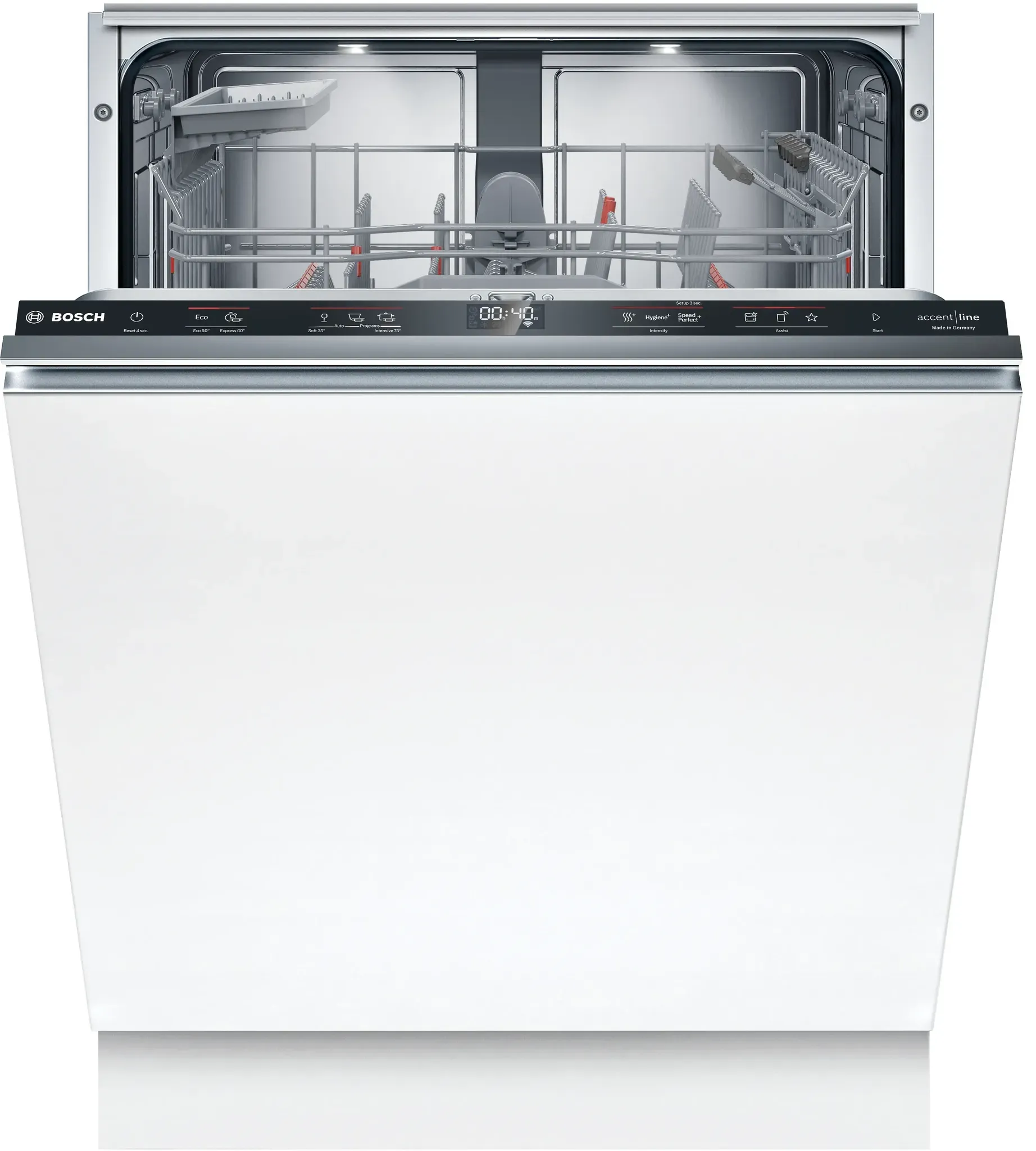 Bosch SBT6EB802E Serie 6, Vollintegrierter Geschirrspüler, 60 cm, XXL, VarioScharnier