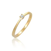 Elli DIAMONDS Ring gold | weiß 56