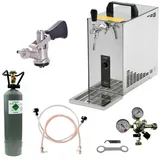 bietal® Bierzapfanlage SET 35 L/h Schanksäule 1-ltg Classic Cobra KEG Korb - CO2