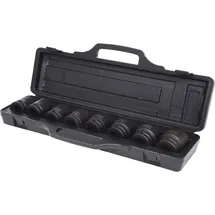 KS Tools 3/4" Sechskant-Kraft-Stecknuss-Satz 8-tlg. kurz 24-38 mm