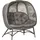 Outsunny Papasansessel Gartenstuhl 126 x 75 x 142 cm Sand 2 St.